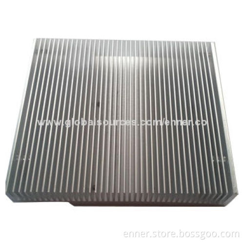 90*80*16.5mm Nature Anodized Extruded Aluminum Heat-sink, OEM/ODM Services Welcomed